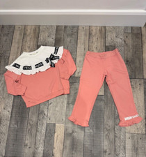 tuta fendi bambina rosa logo