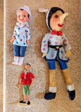 Lotto di 3 PINOCCHIO in Gomma