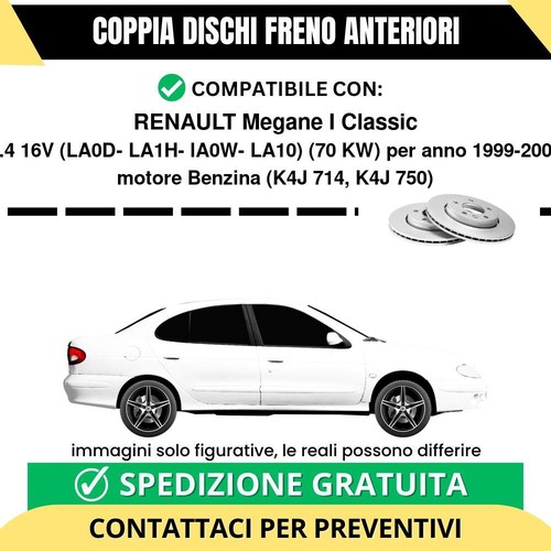Coppia dischi freno anteriori - dischi,