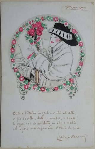 Cartolina mauzan propaganda - mauzan,