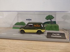 Diorama Modellino Fiat 500 Giardiniera - Olio Carli -  1:43 Hachette 