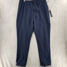 Pantaloni Grand Running Club GRC Uomo Xl Leggeri Navy Asfalto Ripstop Running
