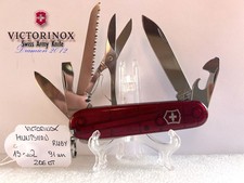 COLTELLINO VICTORINOX HUNTSMAN RUBY TRASLUCIDO 91MM 15 FUNZIONI SWISS ARMY KNIFE