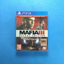 Mafia III Deluxe Edition Sony Playstation 4 PS4 UK completo con mappa
