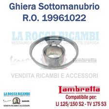 Ghiera Cromata Sotto Manubrio Lambretta LI 125/150 - SPECIAL - TV 175 Serie 3