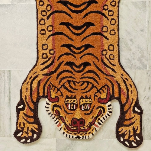 Tappeto tigre tibetana - , 3x5