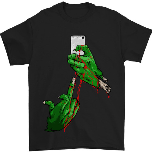 Zombie selfie divertente - zombie,