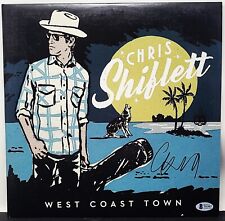 Album firmato CHRIS SHIFLETT "West Coast Town" con vinile Beckett BAS Foo Fighters