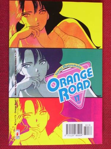 Orange road star - road,
