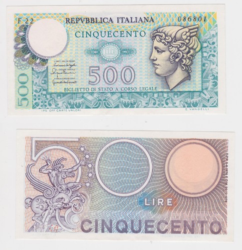 Banconota 500 lire italia - banconota,