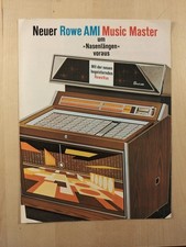 Flyer Juke Box AMI Rowe MM 2 1968 - originale Germania
