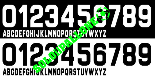 Kit nome numero - +, x
