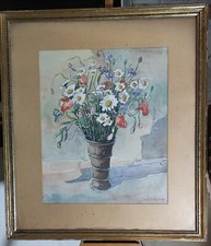 Quadro Acquarello Dipinto Su