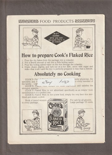 1901 cook rice - 1901, rivista