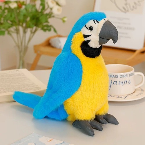 Peluche pappagallo blu - pappagallo, 24