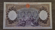 1000 LIRE CAPRANESI MARINARE AFRICA ORIENTALE ITALIANA AOI 12/09/1938 SPL-