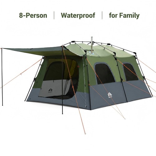 Tenda campeggio famiglia 8 - da,