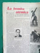 DOMENICA CORRIERE ITALIANI 1945 14 BOMBA ATOMICA FINE GUERRA BERLINO STALIN RARO