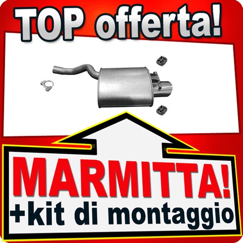 Silenziatore posteriore per - silenziatore,