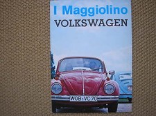 I MAGGIOLINO VOLKSWAGEN BEETLE SALES BROCHURE PROSPEKT ITALIA 1969
