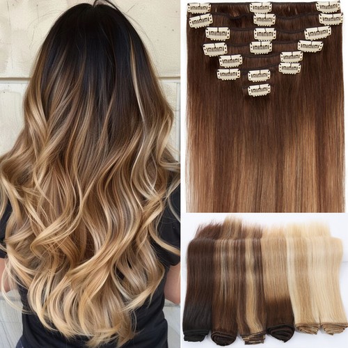 Extension capelli umani - capelli, clip