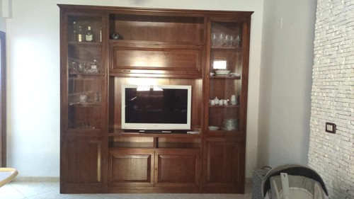 Parete attrezzata legno - attrezzata, in