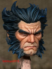 1:6 1:12 1:18 Wolverine Logan testa di vecchi scolpita per action figure 12" 6" 3,75"