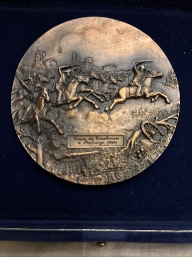 Grande medaglia targa - targa, "carica