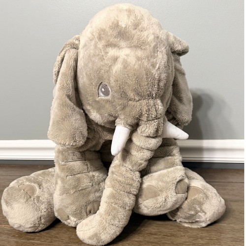 Ikea grey baby elephant - grey, plush