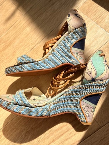 Emilio pucci sandali tacco - pucci, blu