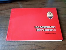 Maserati Biturbo II  , manuale