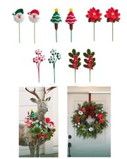 Coppia di fiori natalizi in