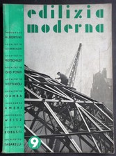 EDILIZIA MODERNA-1933#9-Levi Montalcini copisteria Torino-negozio moda Cremona