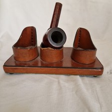 Porta pipe portapipe cuoio leather vintage