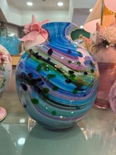 Vaso artistico in vetro