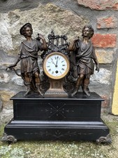 Antico Orologio In Metallo Da