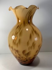 Vaso in vetro fatto a mano