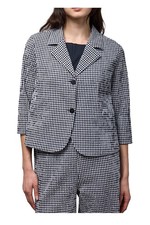 NEIRAMI Giacca Donna Vichy Blu