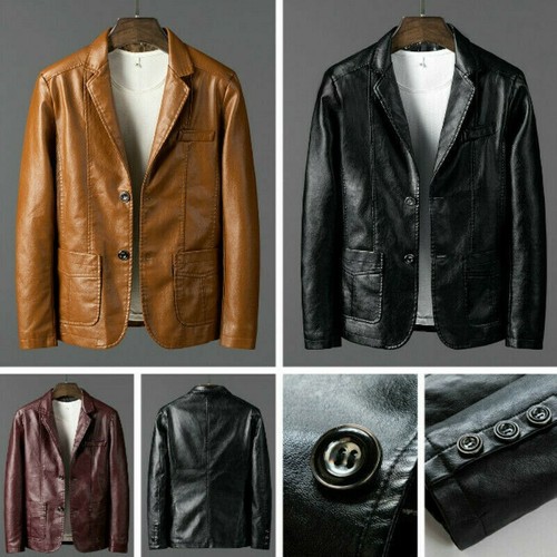 Giacca cappotto uomo pelle - , pu