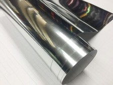 Pellicola CROMATA adesivo cromato argento chrome car wrapping varie misure top!!