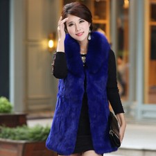 Gilet pelliccia donna medio