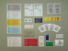 Set adesivi interni e vano motore completo Peugeot 205 GTI 1.9 - 18 pezzi