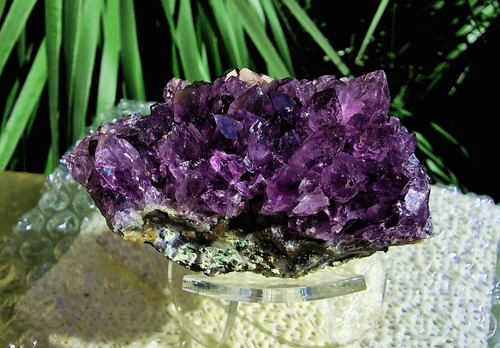 Semi geode ametista cm - geode,