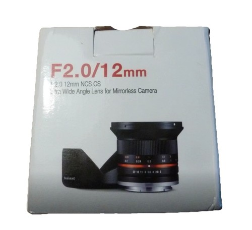 Samyang 12mm ncs cs - samyang, f/2.0