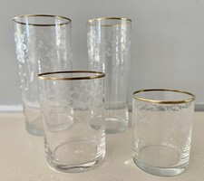 Bicchieri Cristallo E Oro, Fatti A Mano