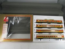 Lima scala H0 149700X14 carrozza passeggeri set 4 pezzi "freccia mela" delle DB in scatola originale