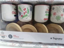 Tognana Porcellana 4 Tazze Con