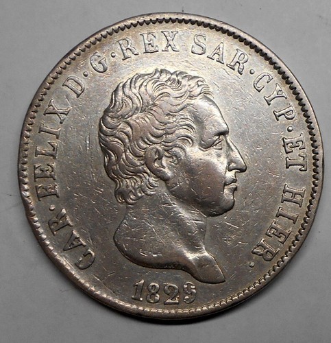 Carlo felice lire 1829g - felice,