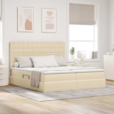 Letto con Contenitore Crema