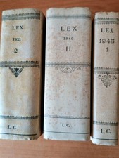 Libri Di Legge Vecchi Anni 30-40